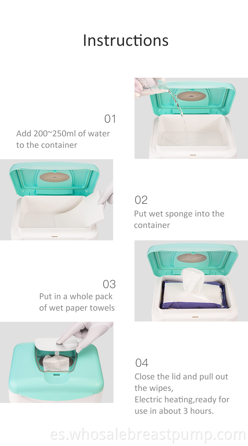 Wet Wipes Dispenser With Warmer